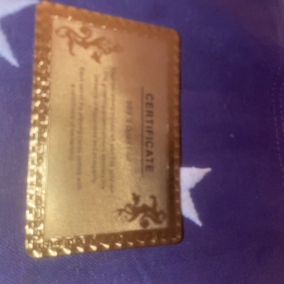 .999 purity gold foil playin cards - Picture 5 of 6